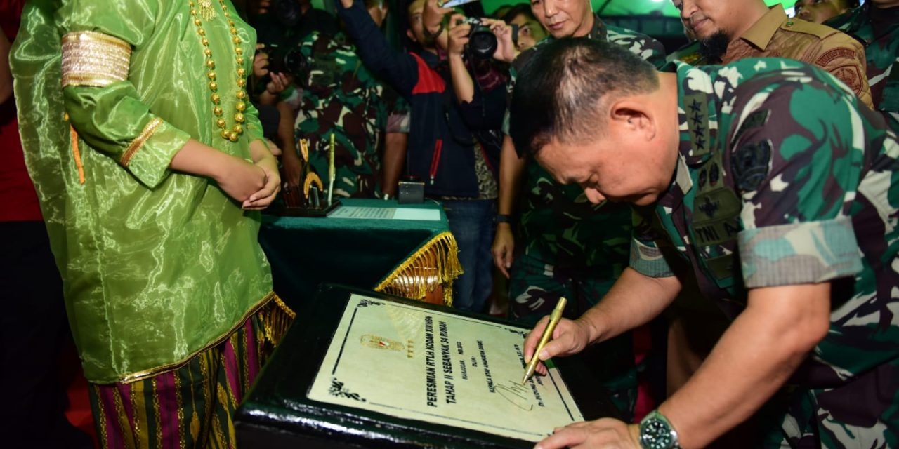 Kasad Resmikan Rehab 34 Rumah Tidak Layak Huni di Wilayah Kodam XIV/Hasanuddin