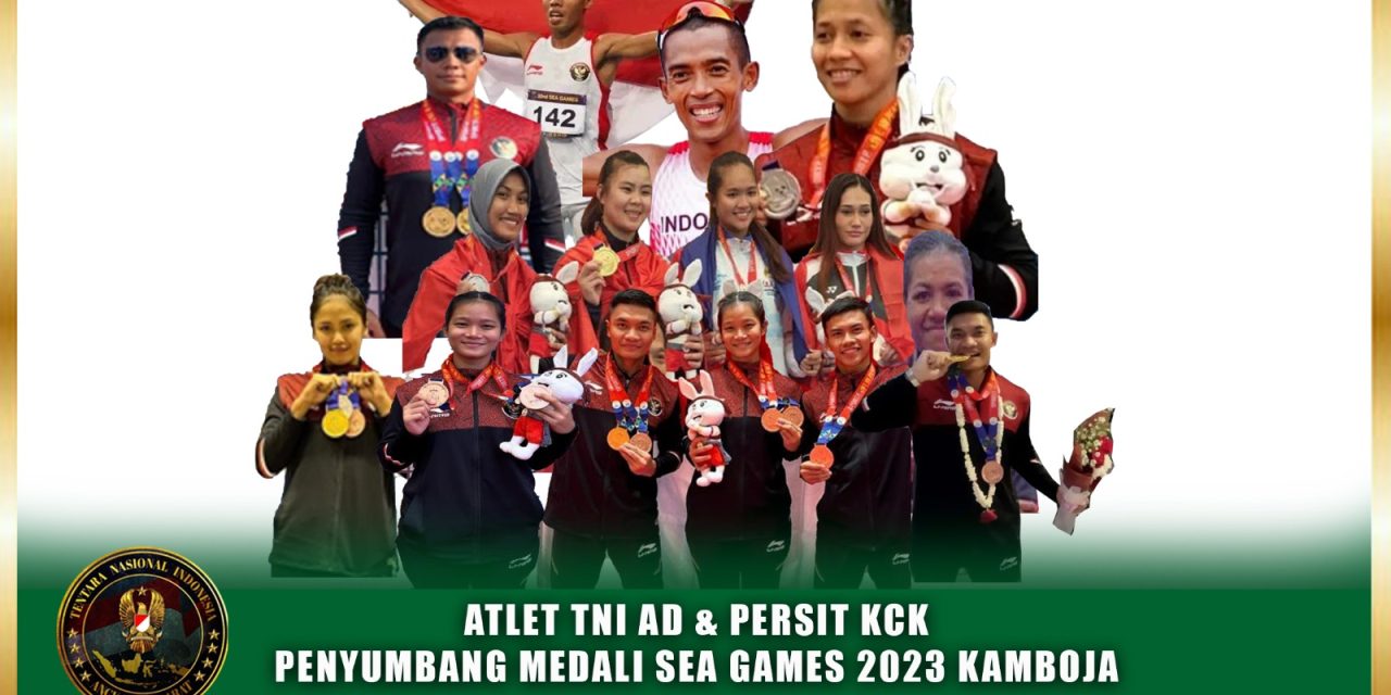 Ini Daftar Atlet TNI AD dan Anggota Persit KCK Penyumbang 21 Medali Pada SEA Games 2023 Kamboja