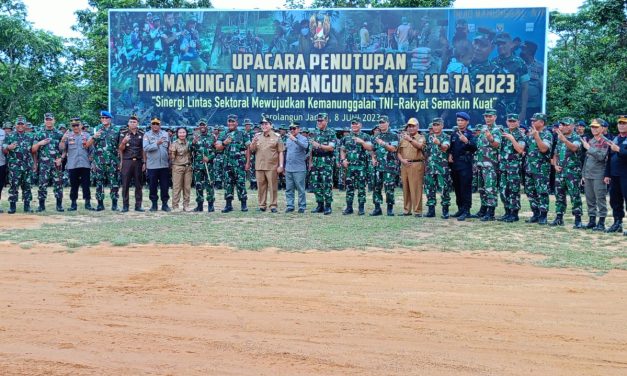 TMMD Ke-116 Kodim 0420/Sarko Resmi Di Tutup Kasdam II/Swj