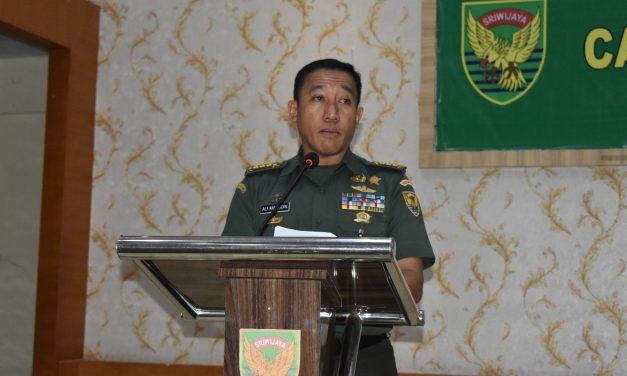 Kasrem 042/Gapu Pimpin Sidang Parade Catar Akmil 2023 Tingkat Sub Panda Jambi