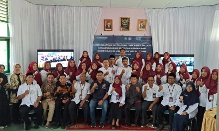Komite OSIS Nasional Laksanakan Kunjungan Kerja di MTs Negeri Soppeng, Sulawesi Selatan.