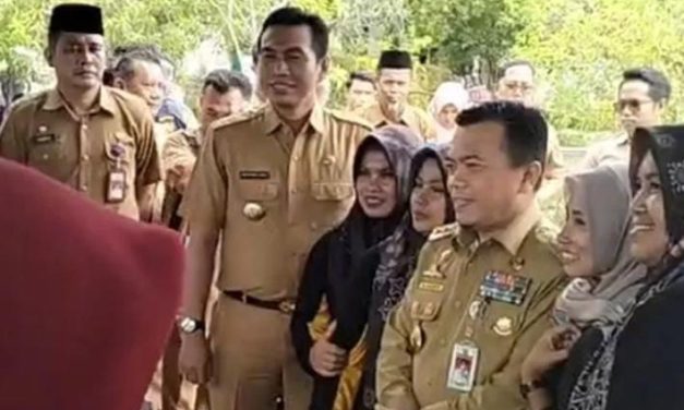 Bersama Al Haris, Fadhil Arief Pantau Pasar Murah di Halaman Bupati Batang Hari