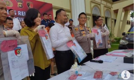 Polresta Jambi Tahan Enam Orang Tersangka Kasus Perdagangan Orang