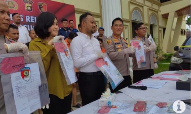 Polresta Jambi Tahan Enam Orang Tersangka Kasus Perdagangan Orang