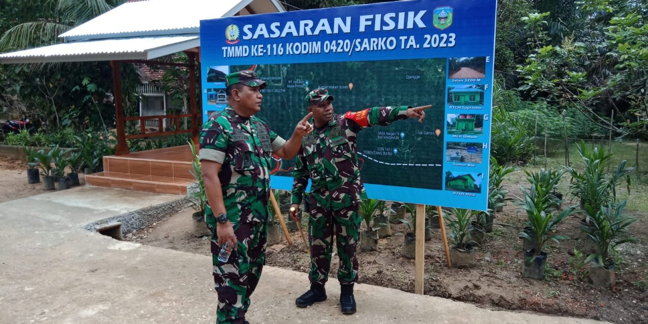 Kasdam II/Sriwijaya Tutup TMMD Ke 116 di Sarolangun