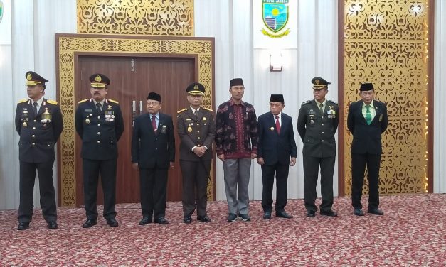 Kasrem 042/Gapu Ikuti Upacara Peringatan Hari Bhayangkara ke-77 Tahun 2023