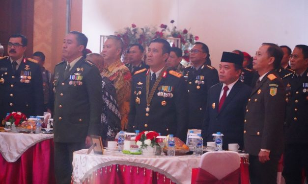 Kasrem 042/Gapu Hadiri Syukuran HUT Bhayangkara Ke 77