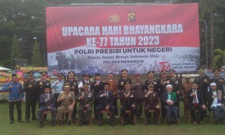HUT Polri Berlangsung Hikmat, Kodim 0420/Sarko Berikan Ucapan Selamat