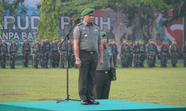 Upacara Bendera Tingkatkan Nasionalisme Prajurit Korem 042 Gapu