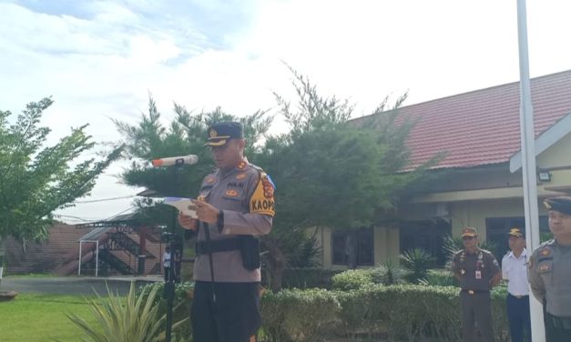 Kapolres Muaro Jambi AKBP Muharman Artha SIK Pimpin Apel Gelar Pasukan Operasi Patuh Tahun 2023