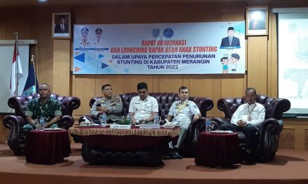 Pejabat Kodim 0420/Sarko Hadiri Rapat Koordinasi Cegah Stunting