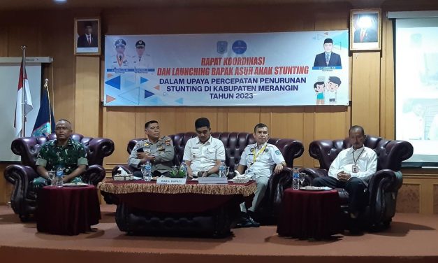 Pejabat Kodim 0420/Sarko Hadiri Rapat Koordinasi Cegah Stunting