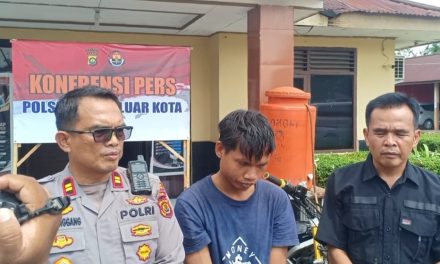 Lagi Lagi Polsek Jaluko Berhasil Mengamankan Satu orang Pelaku Curanmor