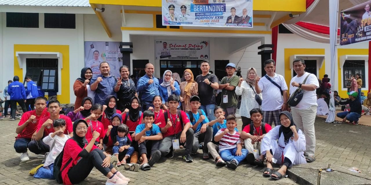 Berangkat Dengan “Dana Mandiri” Kontingen Kabupaten Sarolangun Cabor Taekwondo Di Porprov XXIII Jambi Tahun 2023,Sabet 4 Medali,2 Perak 2 Perunggu.