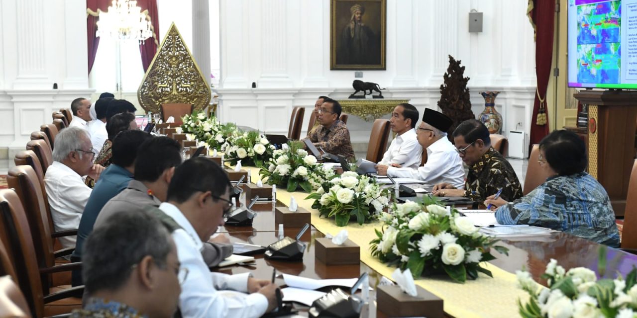 Presiden Jokowi Pimpin Ratas Antisipasi Dampak El Nino