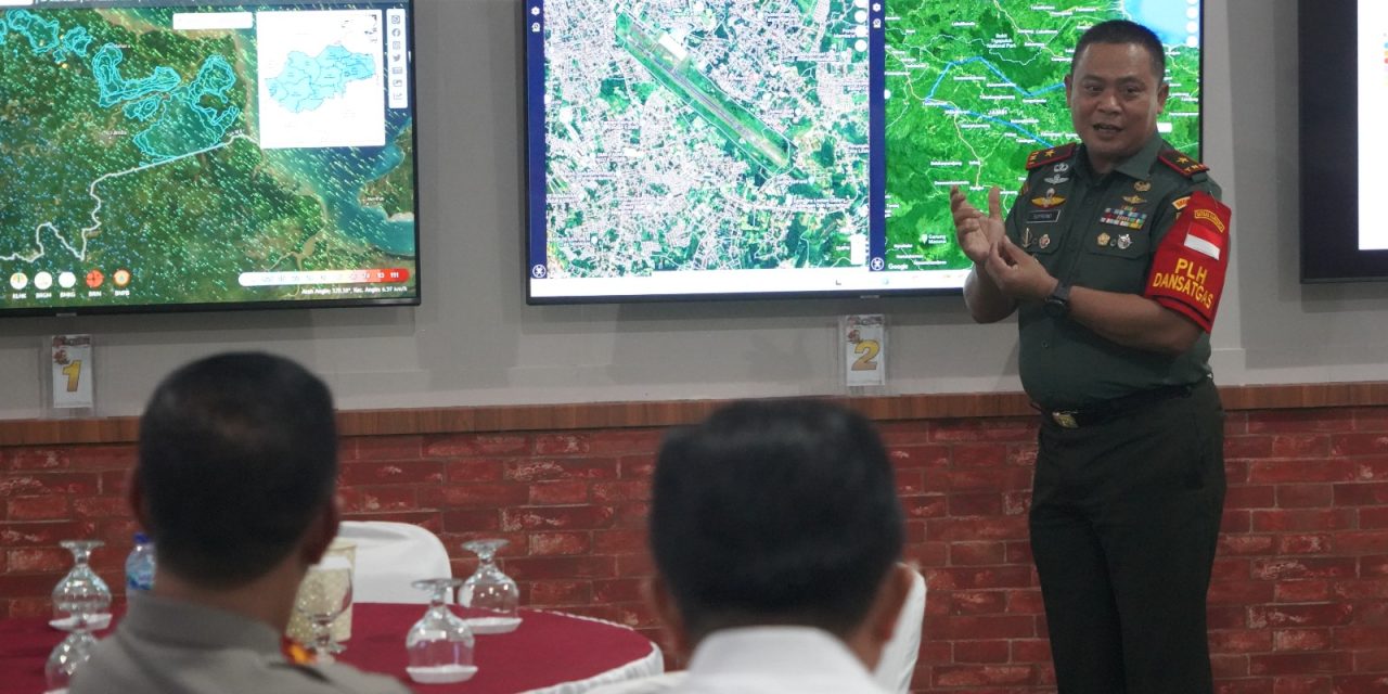Dihadapan Kepala BNPB, Danrem 042/Gapu Paparkan Strategi Satgas menangkal Bencana Karhutla di Prov. Jambi