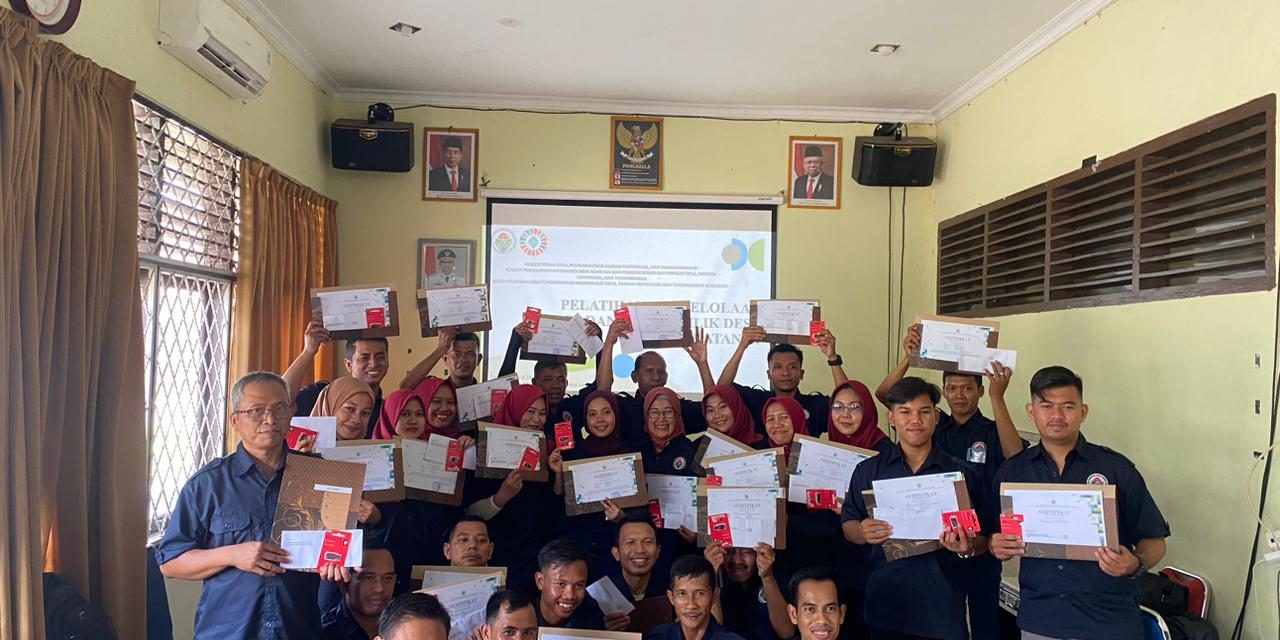 Penutupan Pelatihan Kegiatan Pengelolaan BUMDes Angkatan Ke VI oleh BPPMDDTT Bengkulu Di Kabupaten Muaro Jambi.