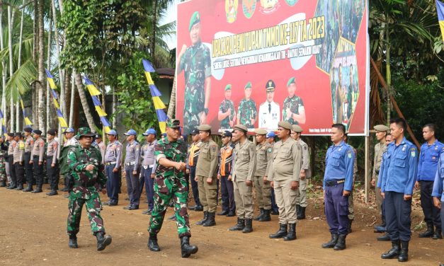 Kasrem 042/Gapu Resmi Tutup TMMD Ke-117 Kodim 0416/Bute Tahun 2023