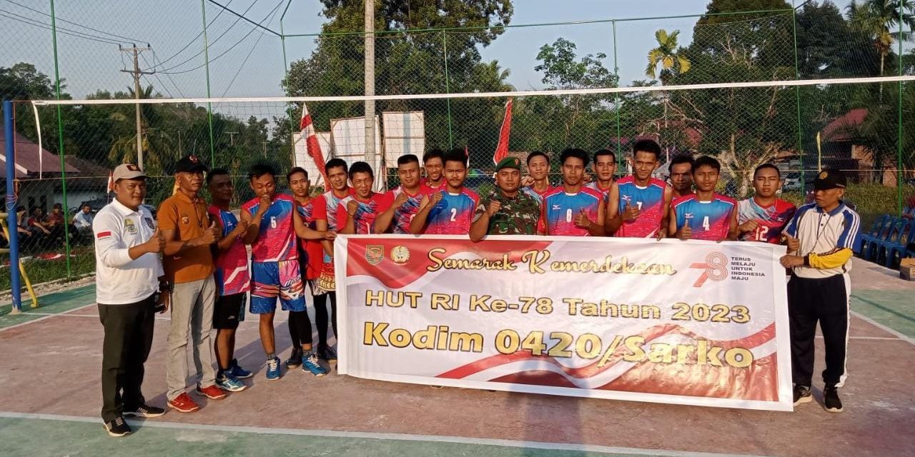 “Semarak Kemerdekaan”, Kodim 0420/Sarko Gelar Berbagai Perlombaan