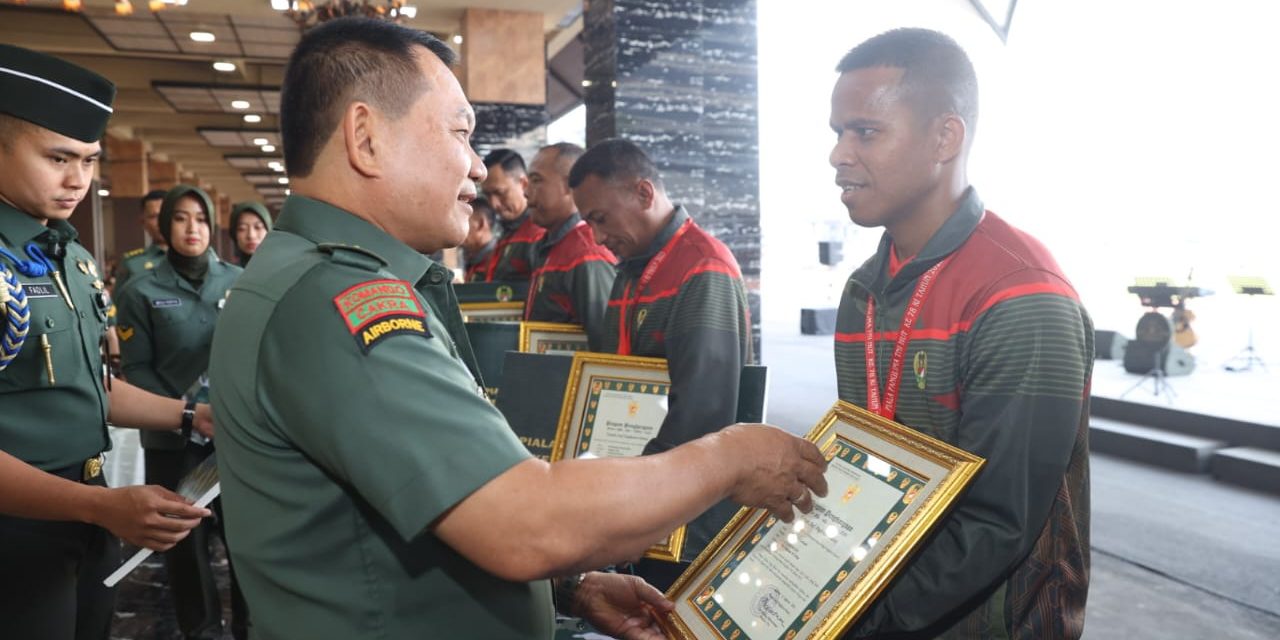 Pertahankan Juara Umum Piala Panglima TNI ke-16 Kalinya, Kasad Apresiasi Kontingen TNI AD