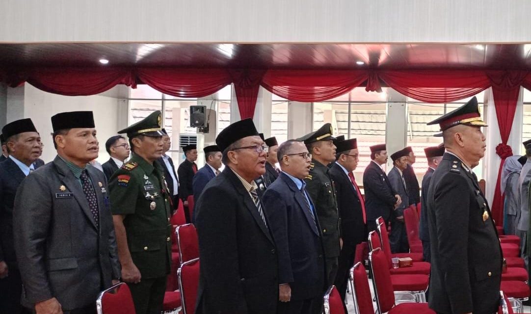 Bersama Forkopimda, Pejabat Kodim 0420/Sarko Saksikan Pidato Kenegaraan