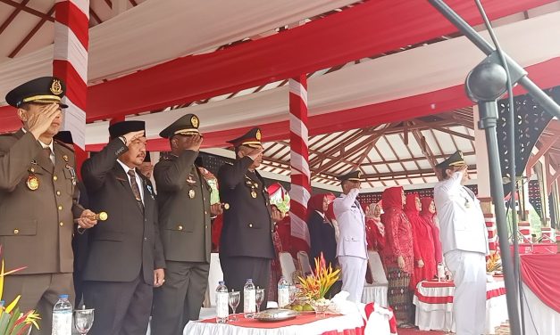 Kodim 0420/Sarko Hadiri Upacara HUT RI Ke-78