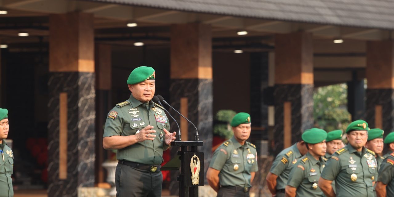 Pimpin Acara Tradisi Penerimaan Paja Abit Sepa PK, Susgakes dan PSDP, Kasad Tegaskan Ini