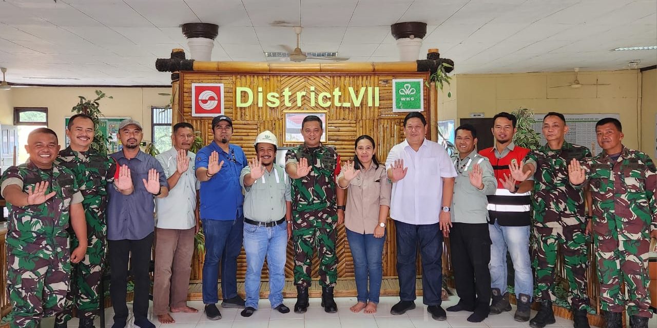 Inspeksi ke Posko dan di lapangan, Danrem 042/Gapu cek langsung Proyek Water Intake Sungai Batanghari.