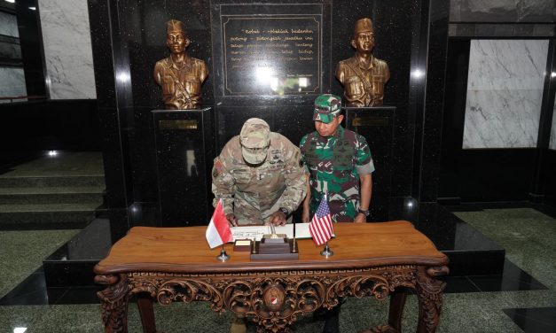 Pererat Kerja Sama, Wakasad Terima Kunjungan Commanding General Of I Corps US Army
