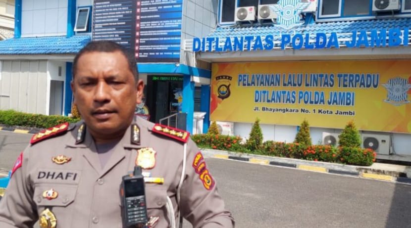 Aktivitas Angkutan Batubara di Jambi Dihentikan Selama 5 Hari kata Direktur Lalu Lintas (Dirlantas) Polda Jambi Kombes Pol Dhafi
