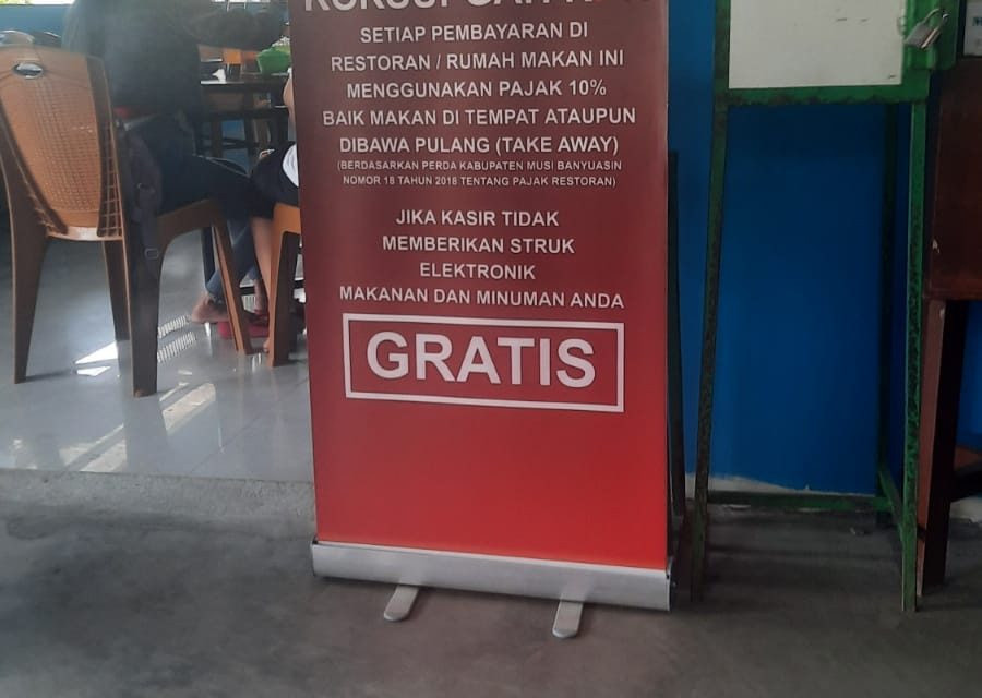 Rumah Makan “Mbak Tatik” Objek Pajak Dalam Pengawasan KPK Namun Masih Juga Melanggar