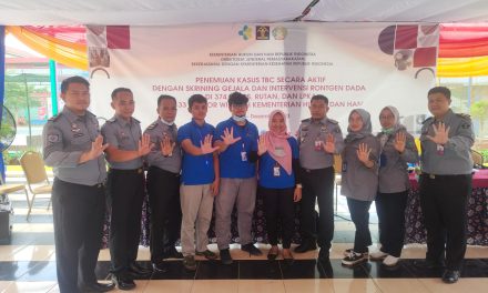 Sebanyak 200 org WBP Lapas Sabak Melaksanakan Skrining Gejala Dan Intervensi Rontgen Dada Untuk Menemukan Kasus TBC.