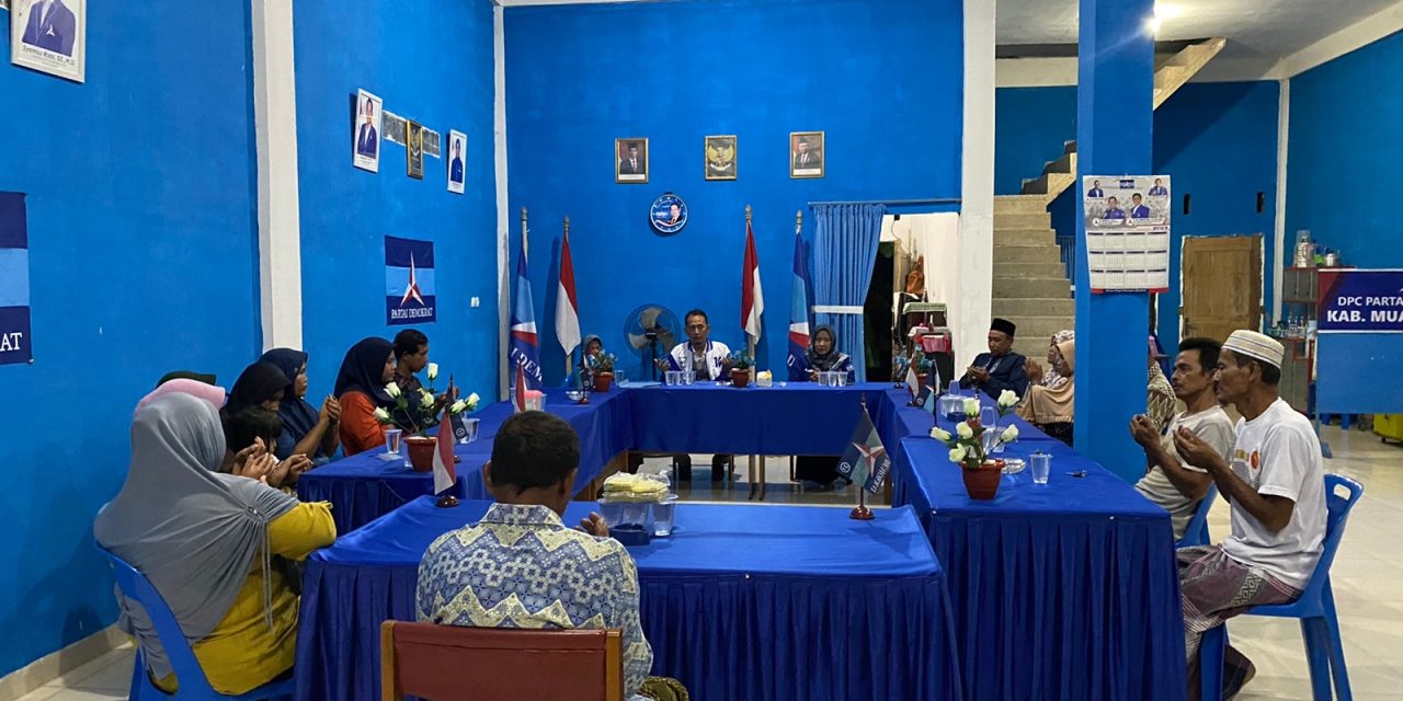 Ketua DPC Partai Demokrat Kabupaten Muaro Jambi Asnawi Rifai,M.pd Merayakan hari jadi partai yang ke-22 Tahun 2023, sekaligus merayakan ulang tahun Ketua Majelis Tinggi PD, Susilo Bambang Yudhoyono (SBY) yang ke-74