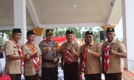 Pejabat Kodim 0420/Sarko Hadiri Pembukaan Perkemahan Pramuka