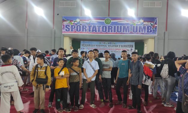 “Minim Suport Koni,Taekwondo Sarolangun Juara 1 Umum Kejurnas Wilayah-2 Sumatera Di Bengkulu”