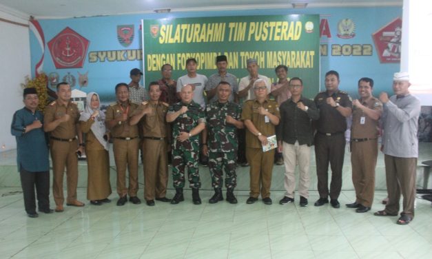 Kunjungan Kerja Di Makodim 0420/Sarko, Tim Pusterad Silaturahmi Dengan Masyarakat