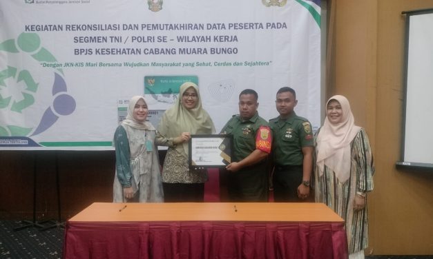 Kodim 0420/Sarko Kembali Menerima Penghargaan