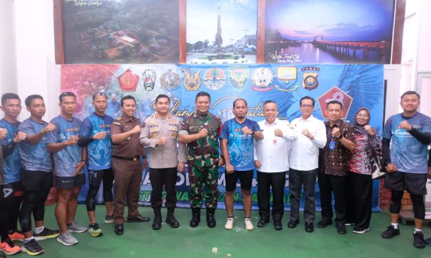 Kabid Humas Polda Jambi Kombes Pol Mulia Prianto Hadiri Acara Penyambutan Dan Pelepasan TIm Kick OF Rising Tide A