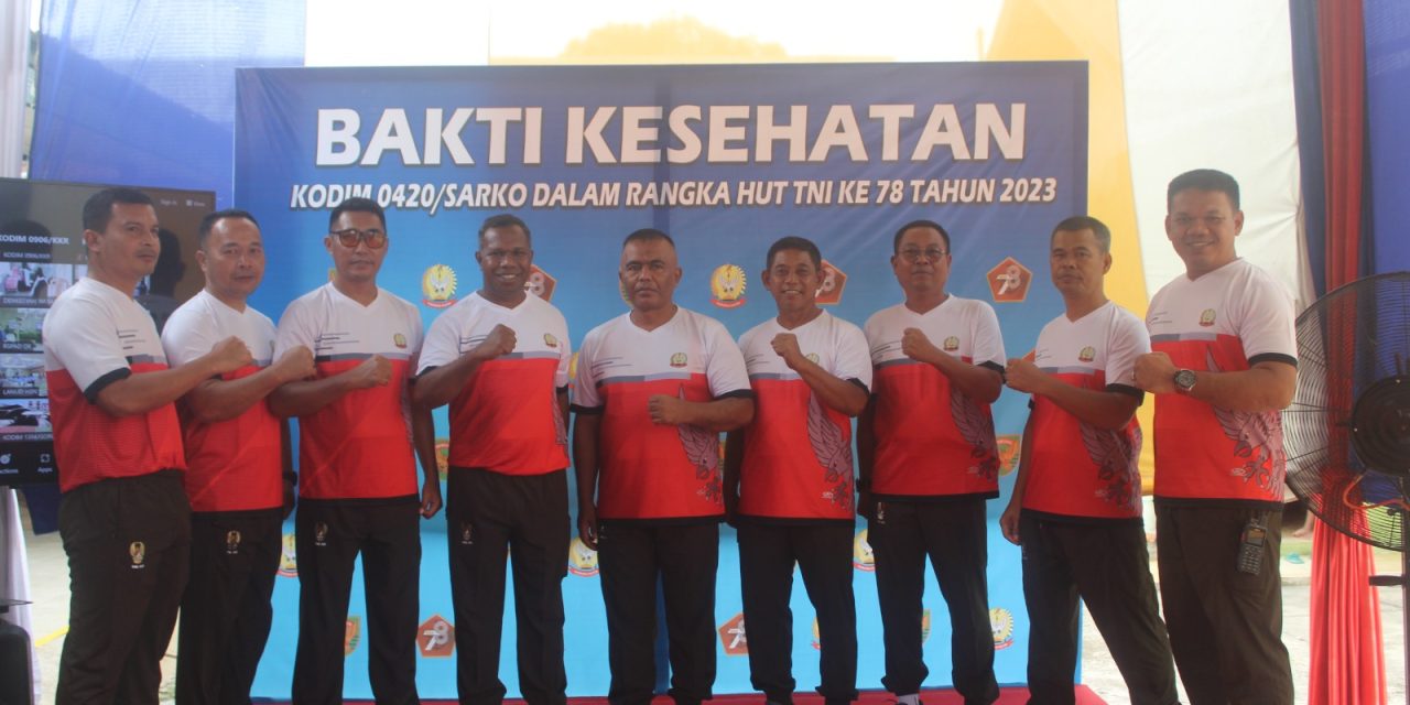 Kodim 0420/Sarko Selenggarakan Bakti TNI