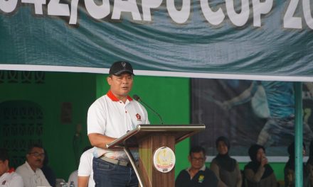 Komandan Korem 042/Gapu Brigjen TNI Supriono, S.IP. , M.M., Secara Resmi Membuka Turnamen Kejuaraan Tenis Lapangan dan Bulu Tangkis Danrem 042/Gapu Cup Tahun 2023