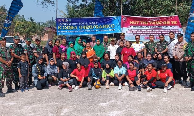 HUT TNI Ke-78, Kodim 0420/Sarko Gelar Turnamen
