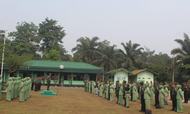 48 Orang Prajurit Kodim 0420/Sarko Di Naikan Pangkat Satu Tingkat