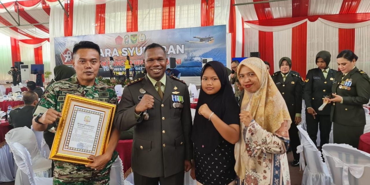 Prajurit Kodim 0420/Sarko Terima Penghargaan Prajurit Terbaik