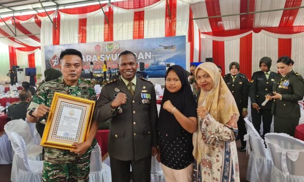 Prajurit Kodim 0420/Sarko Terima Penghargaan Prajurit Terbaik