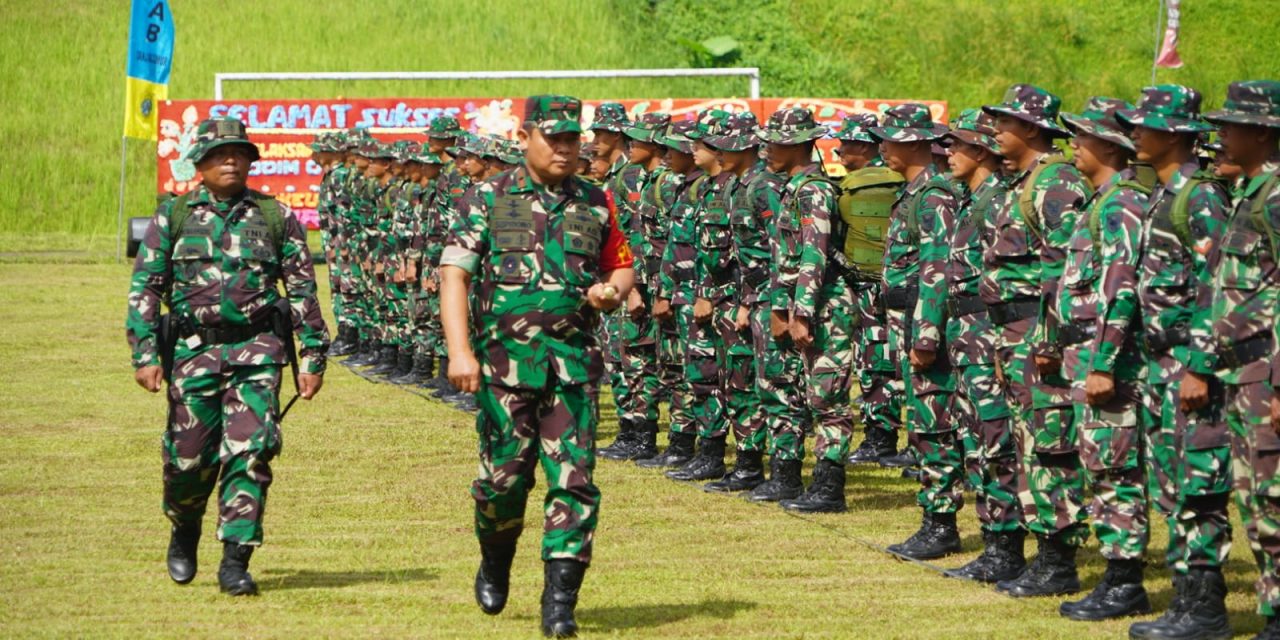 Danrem 042/Gapu Brigjen TNI Supriono, S.IP., M.M. memimpin langsung Upacara Penutupan TMMD Ke-118 Kodim 0419/Tanjab