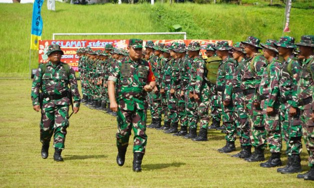 Danrem 042/Gapu Brigjen TNI Supriono, S.IP., M.M. memimpin langsung Upacara Penutupan TMMD Ke-118 Kodim 0419/Tanjab