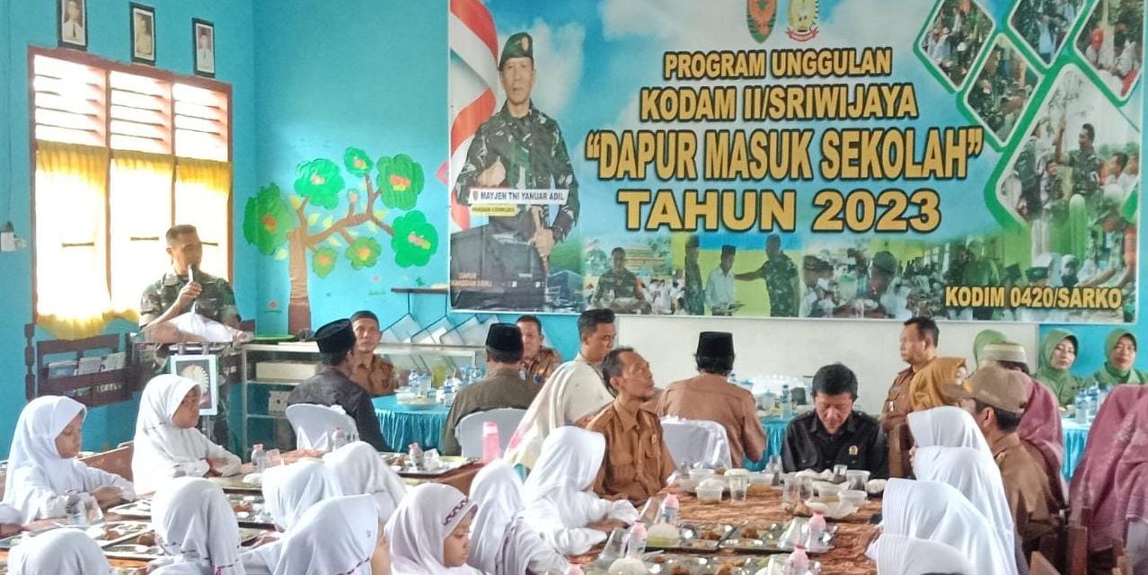 Dapur Masuk Sekolah Kodam II/Sriwijaya Berlangsung Di Merangin