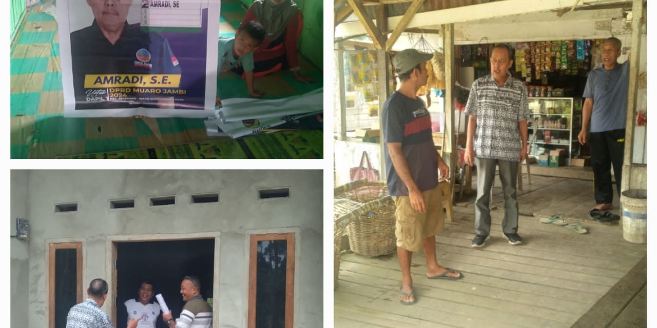 Amradi, S.E., Calon Legislatif DPRD Muaro Jambi dari Partai Nasdem Sosok Purnawirawan Polisi yang dikenal dekat dengan masyarakat