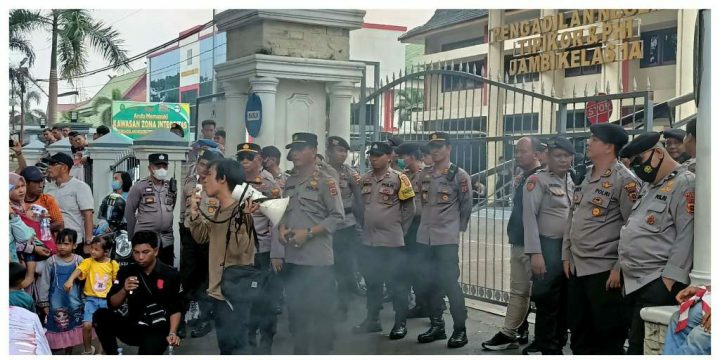 Praperadilan Ardiansyah  Di Tolak Walaupun Sidang Diiringi Aksi  Demo PW STN.