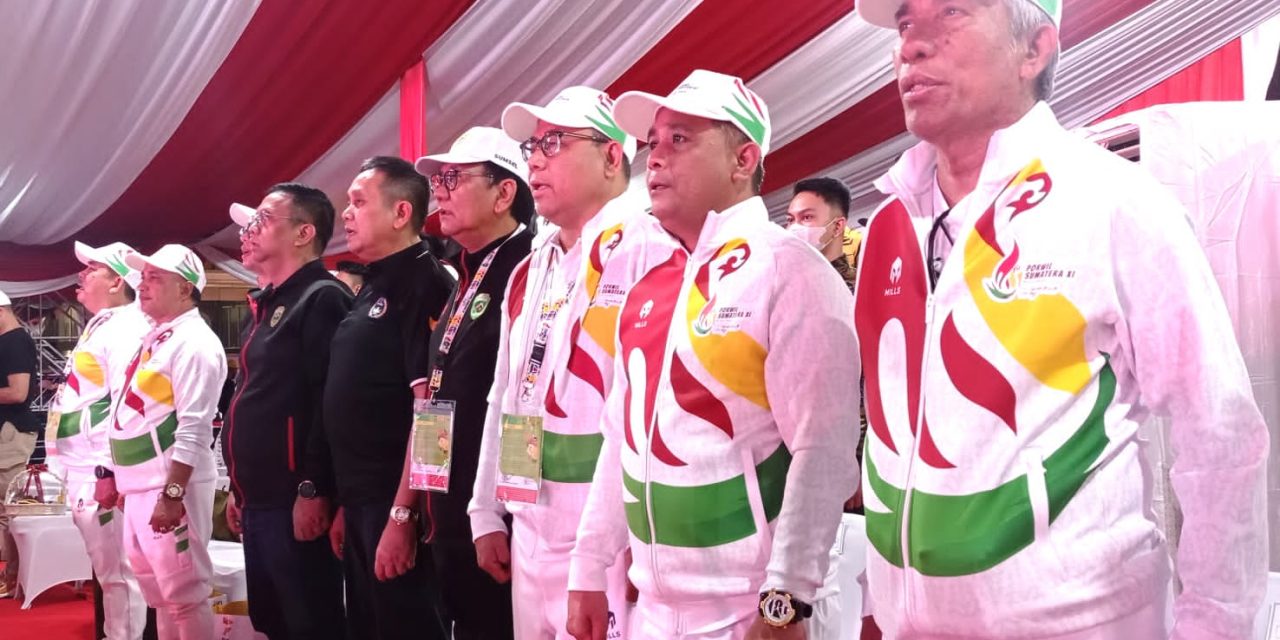 Asisten III Gubernur Jambi Jangcik Mohza menghadiri Pembukaan Pekanbaru Olahraga Wilayah (PORWIL) Sumatera ke-XI